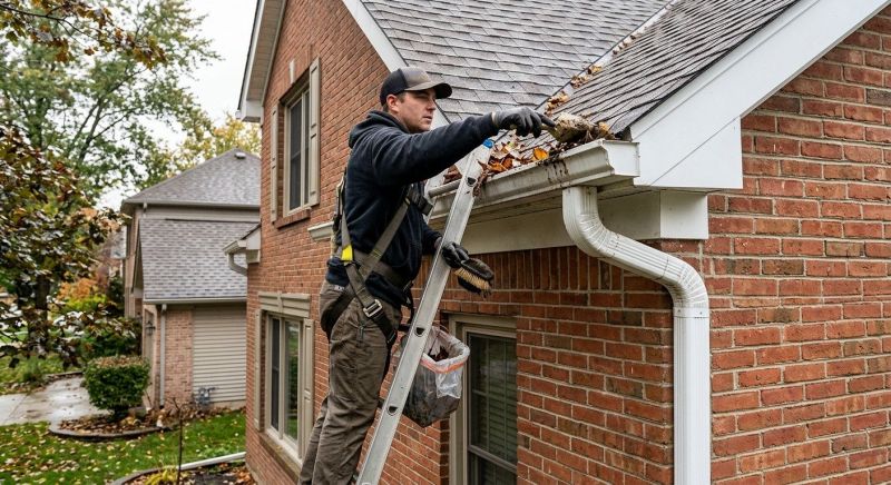 Downspout Snaking in Morris County, NJ