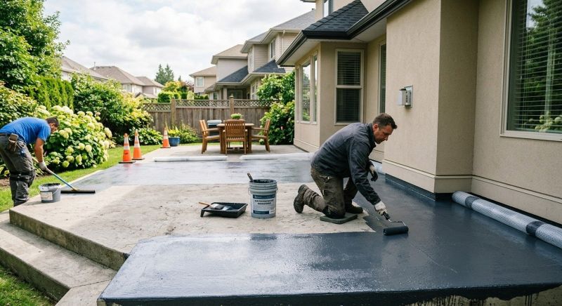 Pool Patio Sealing in Renton, WA